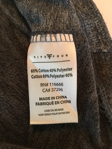 Five Four Shirt, Heathered Gray And Blue, Size M - Picture 5 of 5