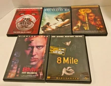 5 DVD Lot Sale! 8MM, 8 MILES, 1408, 10,000 BC, 28 Weeks Later