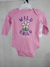 Life is Good Baby L/S Crusher Bodysuit Wild Child Happy Pink 6-12 Months 64485