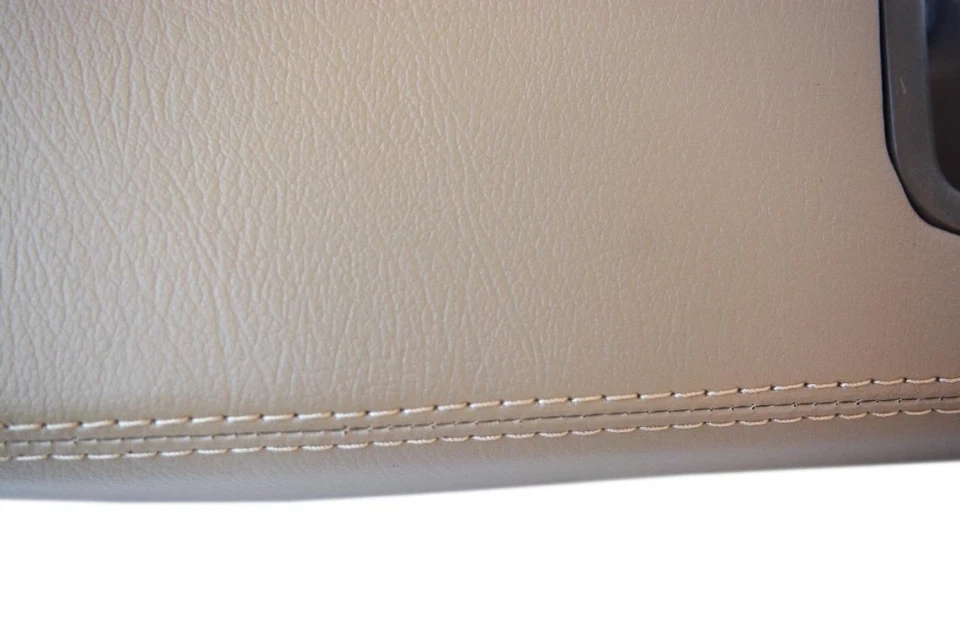 Para Honda Ridgeline 06-14 Reposabrazos Panel 2 Puertas Imitación Cuero Beige Foto 2 de 4