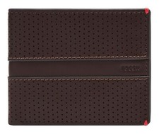 FOSSIL Rennsport Bifold With Flip ID Geldbörse Mink dunkelbraun Neu