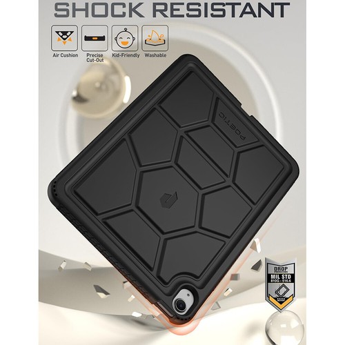 Für iPad Air 13 2024/Air 11 2024/Air 5 2022 Hülle Poetische Silikon Abdeckung schwarz - Bild 6 von 14