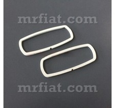 Lancia Appia Zagato Gte Rhlh Inside Small Headlamp White Rubber Seal 2pcs New Lancia Appia Zagato Gte Rhlh Inside Small Headlamp White Rubber Seal 2pcs New