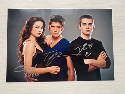 Original Autogramm  Teen Wolf Dylan O Brien Tyler Posey Crystal Reed  Zertifikat
