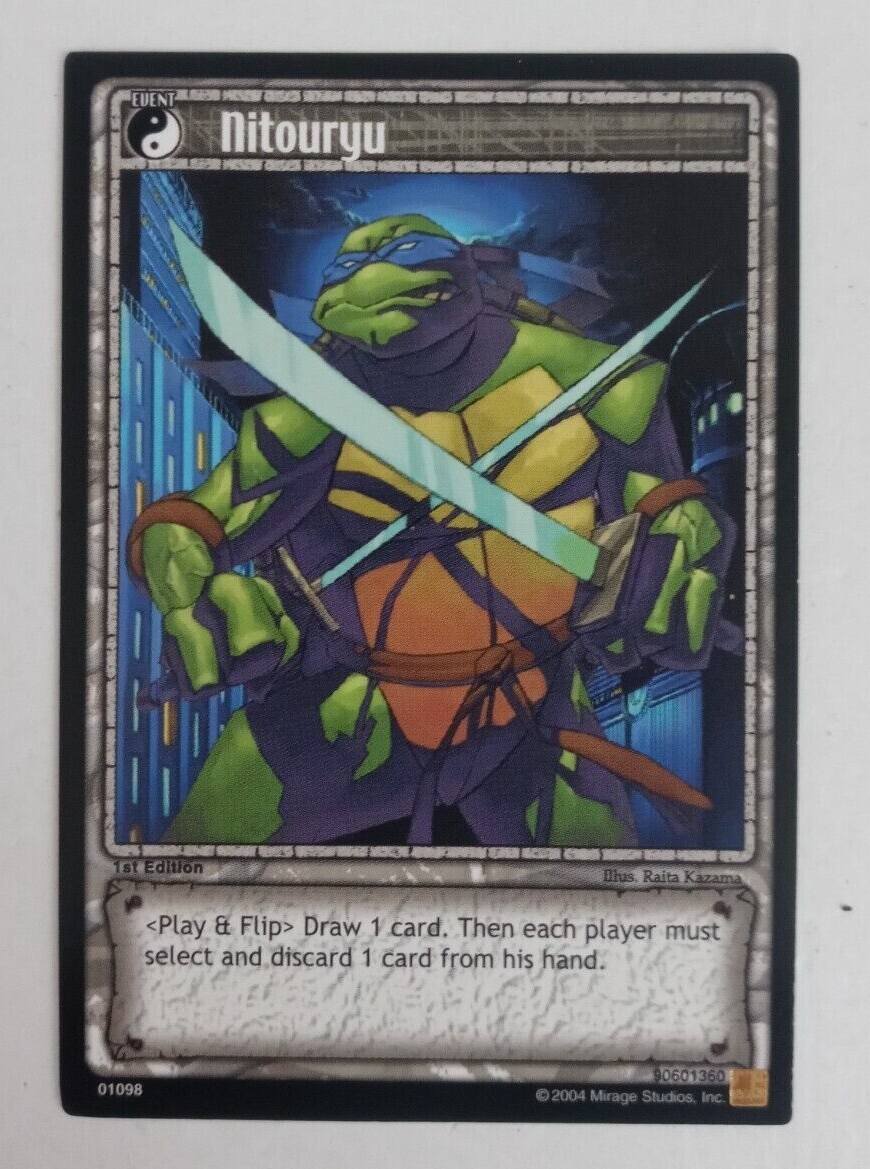 2004 Teenage Mutant Ninja Turtles Trading Card Game Nitouryu
