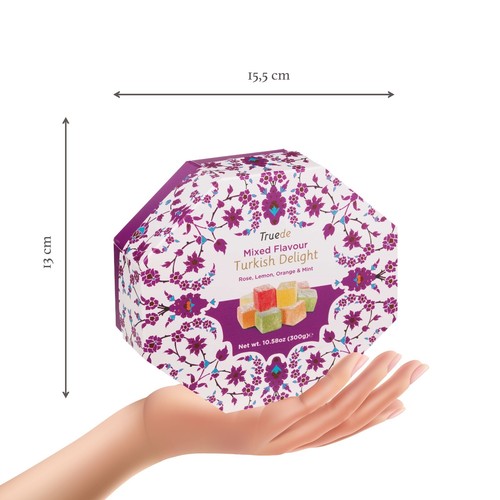 300g Mixed Nut / Rose Lemon / Mixed Flavour Turkish Delight Christmas Stocking - Picture 16 of 19