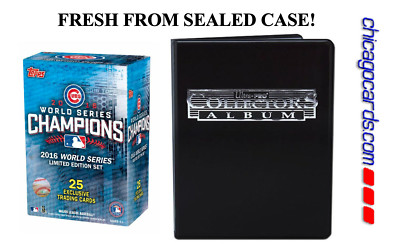 Official 2016 Chicago Cubs Topps World Series Champions Limited Ed