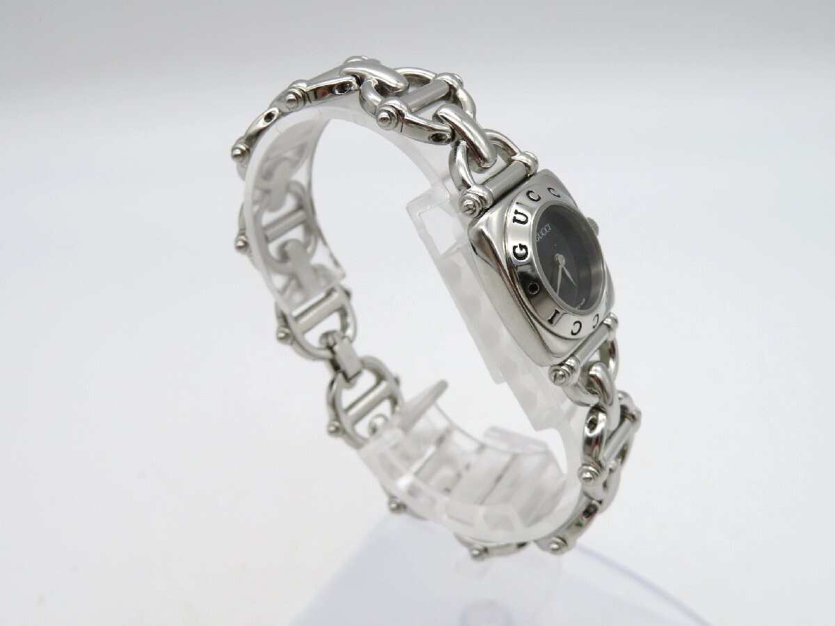 GUCCI 6400L Watch Silver Swiss Made White Dial Quartz Women | eBay