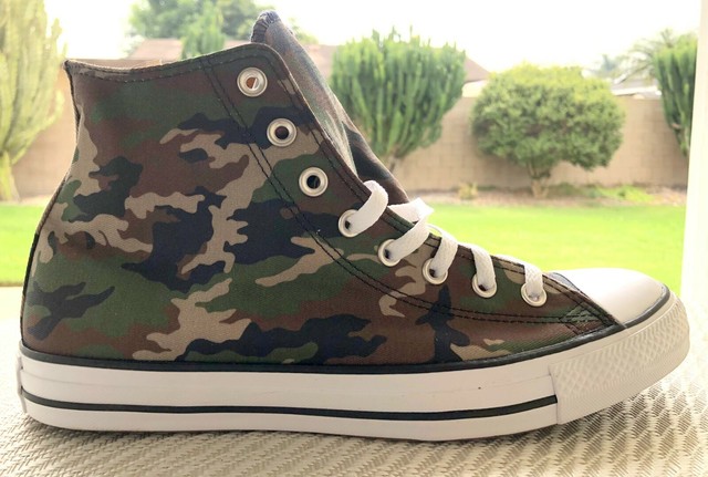 rubber camo converse