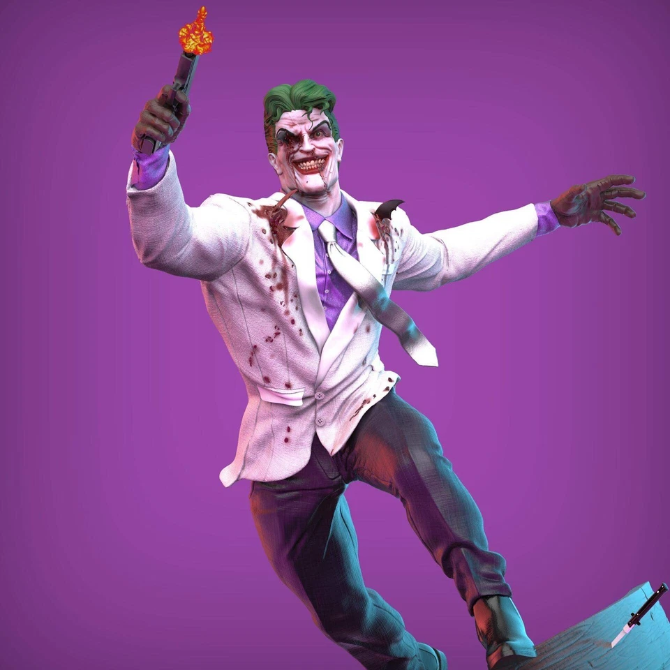 Jaqueta Cosplay Coringa Cavaleiro Negro Retorna Batarags Branca Tamanho G - Imagem 3 de 4