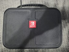 Nintendo Switch Deluxe System Travel Case Black Hard Shell Carrying Bag OEM Used