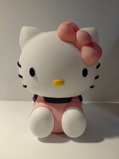 ¡¡Hello Kitty Hucha!! Impresión 3D 8" de alto
