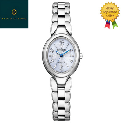 Citizen Exceed EX2040-55A Silver Titanium Eco-Drive Women NEW Japan Watch