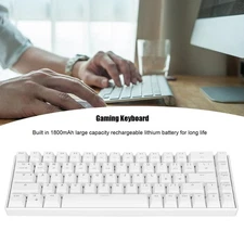 Mechanical Keyboard 68keys 3 Mode Wireless 2.4G Type C Wired RGB Mechanical