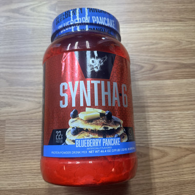 BSN Syntha-6 Ultra Premium Protein Powder, Blueberry Pancake, 2.91lb