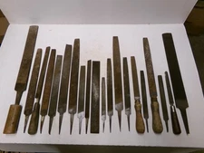Vintage Lot of Metal Hand Files Rasps Heller Nicholson Black Diamond