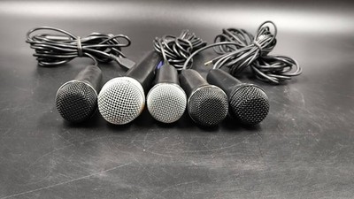 Menge Of 5 Logitech Guitar Hero Various Brands Models Mikrofon Nicht Getestet