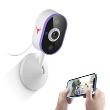 Camara de Seguridad Interior HD WiFi con Vision Nocturna y Audio Bidireccional