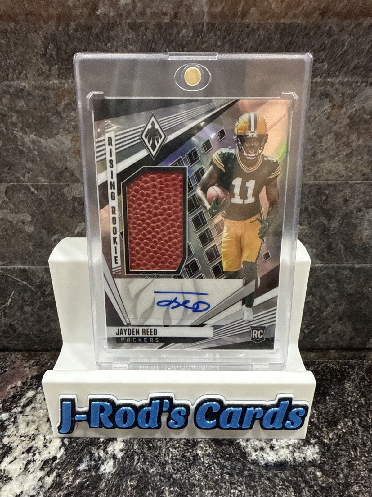 Jayden Reed Panini Donruss Rated Rookies Portrait #15 Autograph