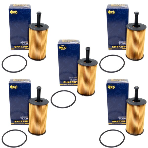ÖLfilter 5 X SCT SH4725P FüR Citroen Berlingo C2 Saxo C3 Peugeot 306 307 106 206-image