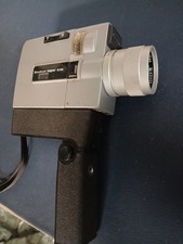 Clean Vintage Sankyo Super CM 880 8mm Movie Camera In Case- Partially Working