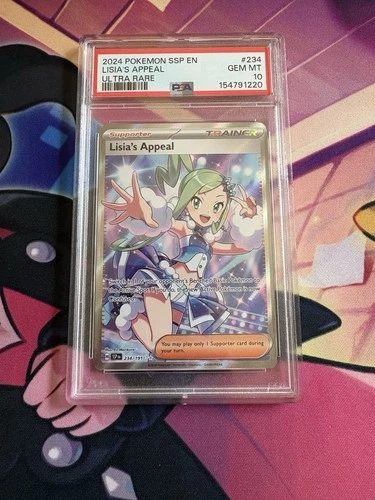 PSA 10 Lisia’s Appeal 234/191 Surging Sparks Ultra Rare Holo