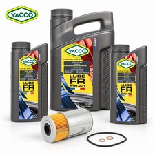 7L YACCO 5W40 Motoröl + Ölfilter für Mercedes Benz W124 W201 W202 W460 W140