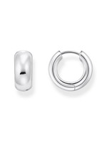 Thomas Sabo CR741-001-21 Bold - Silberne Mini-Chunky Creolen 16,0 Mm Damen