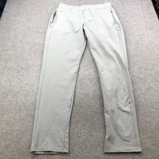 Public Rec Pants Mens 36x36 Gray Stretch Tech Travel Golf Straight Leg Casual
