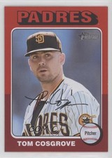 2024 Heritage Short Print Red Border Tom Cosgrove (White Above Card Number) 0nr3