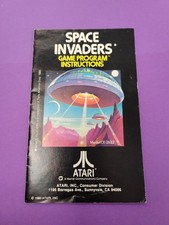 Space Invaders Atari 2600 Manual Only