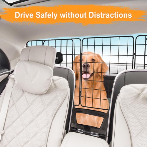 CFDXK Verstellbare Hunde Auto Barriere für SUVs, LKW, Fahrzeuge, Universal Haustier Di... - Bild 2 von 8