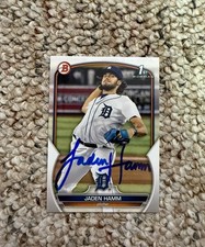 Signed 2023 Bowman Draft Jaden Hamm #BD-154 Tigers Auto