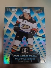 2024-25 Upper Deck Allure Colorful Futures Blue Trevor Zegras