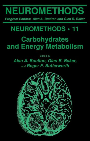 Carbohydrates And Energy Metabolism Alan A. Boulton (U. A.) Taschenbuch Xx 2013-image