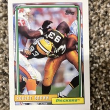 Topps 1992 Topps Robert Brown #284 Green Bay Packers NFL Football Card