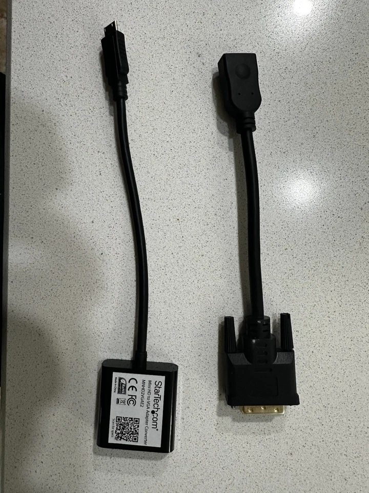 Mini HD To VGA Adapter And DVI Male To HDMI Female Adapter. - Image 3 of 4