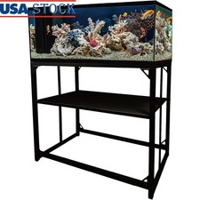 Sturdy Aquarium Stand 35 to 50 Gallon Tanks Dual Layer Design Space Saving New