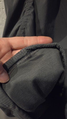 Lululemon Dance Studio Pants Full Length Fully Lined Grey Size 12 Striped - Picture 9 of 17