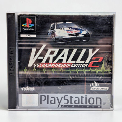 V-Rally 2 Championship Edition Sony PlayStation PS1 Gut CIB OVP