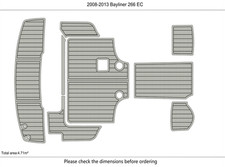 DuraEVA Seadek EVA Foam Boat flooring Fits  2008-2013 Bayliner 266 EC