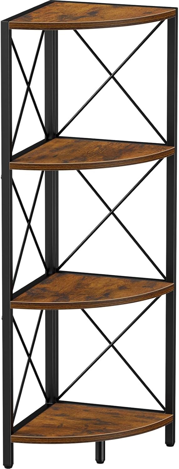 Desktop 4 Tier Corner Storage Plant Shelf Freestanding