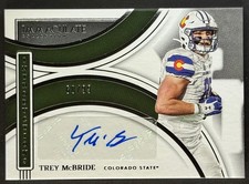 Trey McBride 2022 Panini Immaculate Collegiate #II-TMC Introductions Auto /99 RC