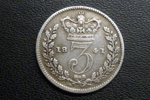 VICTORIA JUNGKOPF SILBER THREEPENCES nach Datum (1838 - 1887) NEUWARE siehe Menü - Bild 87 von 88