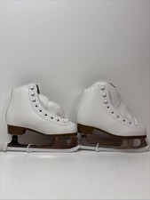 DBX Kids Size 12K White Figure skates