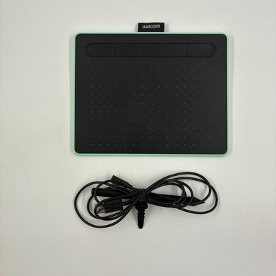 Wacom Intuos Graphics Tablet Windows/Mac Compatible Green - Used