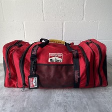 Vintage 90s Marlboro Adventure Team Duffle Bag Large Heavy Duty Outdoor Promo