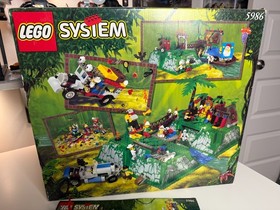 Rare Vintage LEGO 5986 - LEGO Adventurers Jungle Amazon Ruins with Box