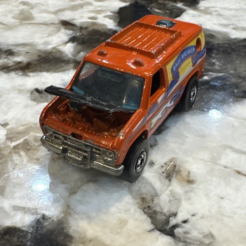 HOT WHEELS Real Riders 1982 Orange BAJA BREAKER Van Diecast Malaysia Mattel - Picture 7 of 15