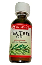 De La Cruz Pure Australian Tea Tree Essential Oil, Steam-Distilled,  2 FL OZ  